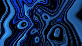 Animated Abstract Blue and Cyan Flowing Liquid Background Loop, Dynamic Psychedelic Marble Pattern Texture - Powered by Shutterstock - Get 15% off with code: PIKWIZARD15