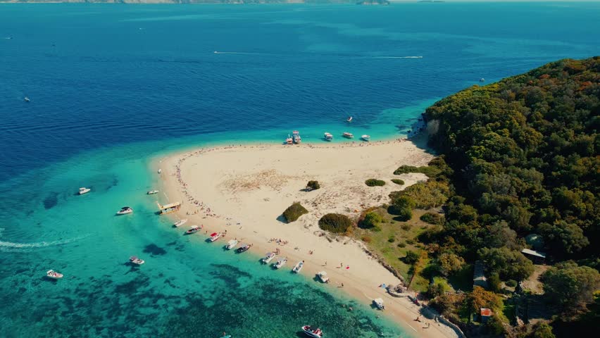 Marathon island in Zakynthos Greece