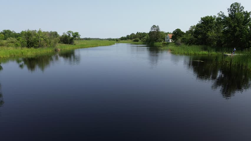 Reed and waterway - Voyageurs National Park, Minnesota