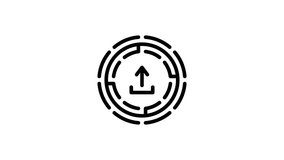Circular maze with upward arrow symbol, symbolizing growth, progress, and finding a way forward. Suitable for business concept designs.
 - Powered by Shutterstock - Get 15% off with code: PIKWIZARD15