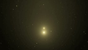 Sparkling Gold Christmas Tree Animation on Dark Background with Falling Snow - Powered by Shutterstock - Get 15% off with code: PIKWIZARD15