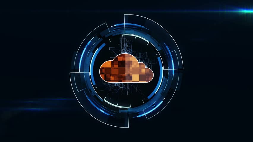 Cloud computing for data storage and transfer for safety, Cloud icon with data icon on background world map, Futuristic technology global network data connection. Cybersecurity digital background. ai - Powered by Shutterstock - Get 15% off with code: PIKWIZARD15