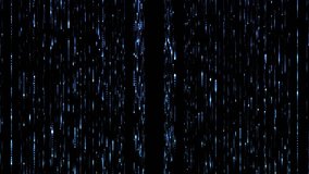 A futuristic, high-tech background featuring glowing blue and white particles streaming vertically downward like rain or falling code - Powered by Shutterstock - Get 15% off with code: PIKWIZARD15