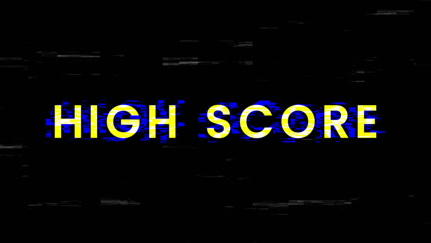 high score text glitch animation - Powered by Shutterstock - Get 15% off with code: PIKWIZARD15