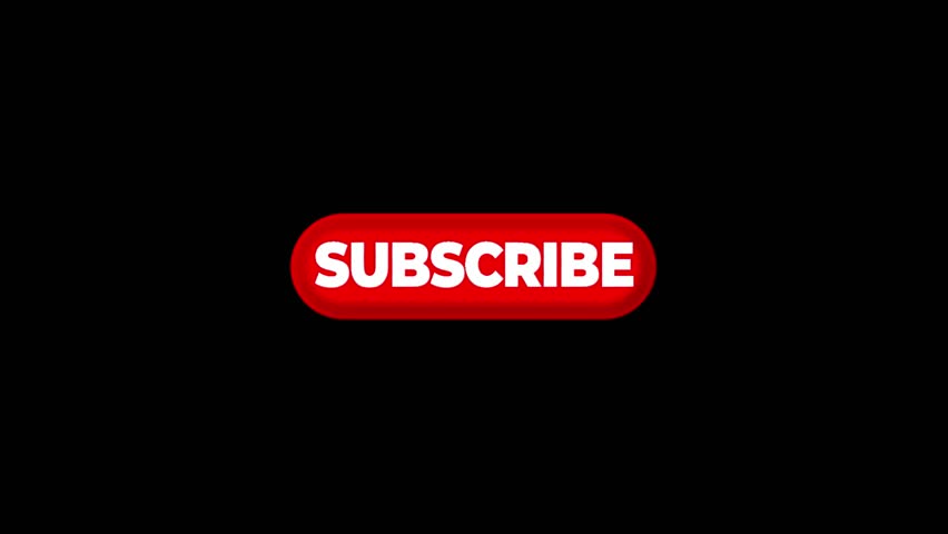 4k Clean Youtube Subscribe Button Animation Video - Transparent.Subscribe button animation with mouse cursor with alpha channel.