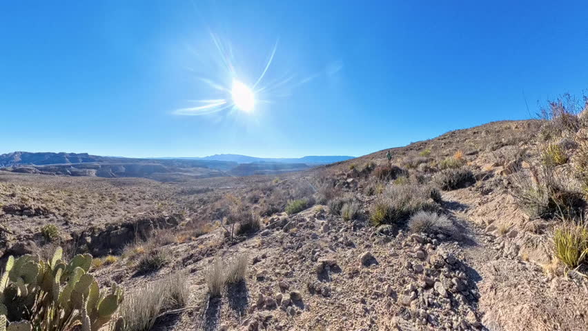 Man Hikes Across Mesa de Anguila in Big Bend National Park
