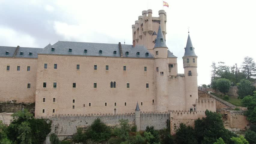Alcazar Segovia Spain - Castle Disney - side shot