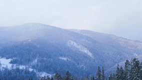 Snowy mountain landscape with clear skies and vibrant winter trees - Powered by Shutterstock - Get 15% off with code: PIKWIZARD15