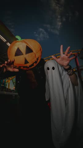 Black White Simple Halloween Party Instagram Story