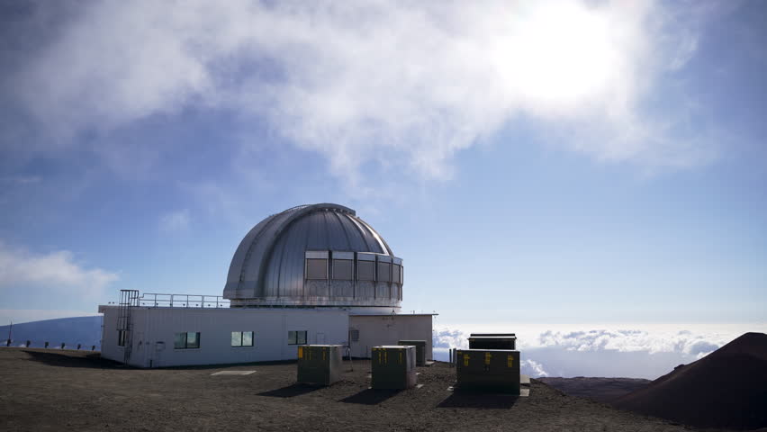 Following Clouds at the Summit of Mauna Kea