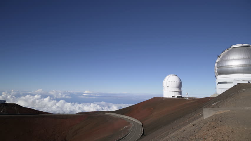 Panning Across Observatories on the Summit of Mauna Kea