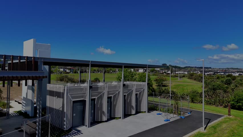 Building a public washroom in a public park.