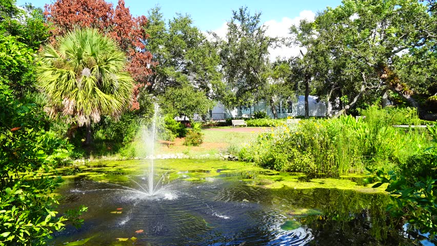 Sarasota, Florida USA - Sep 15, 2025: Marie Selby Botanical Garden and museum at Sarasota	
