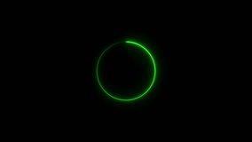 cyan circle glow border, alpha channel, seamless loop, abstract glowing neon line cyan color circular lens animation neon light on black background, vertical. 4k video black background, - Powered by Shutterstock - Get 15% off with code: PIKWIZARD15