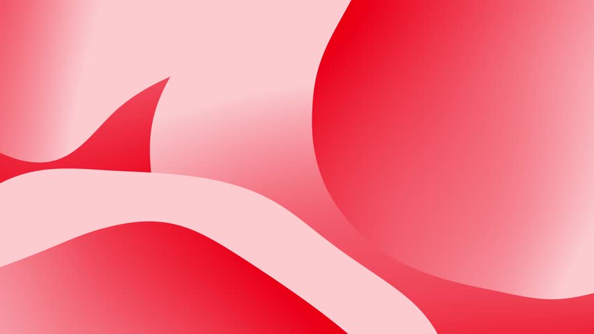 Abstract corporate red gradient liquid circle motion  4k background animation seamless looping
