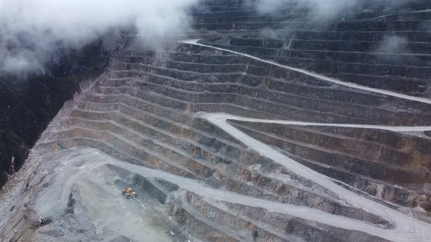 The Grasberg Mine is the world