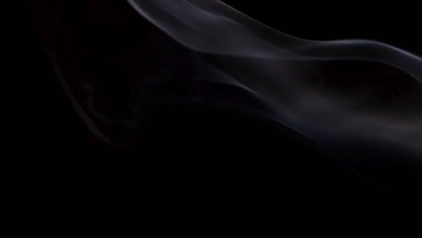 Smoke Rising in Dark Background