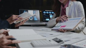 Business Meeting Collaboration Corporate Office Professional Discussion Modern Environment Close-up View Teamwork Concept - Powered by Shutterstock - Get 15% off with code: PIKWIZARD15