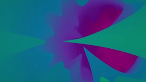 cycled 3d animation. Abstract glowing neon gradient background. Flight through the endless hypnotic tunnel with uneven surface, with peaks, twists and turns. Ambient and tranquil wallpaper - Powered by Shutterstock - Get 15% off with code: PIKWIZARD15