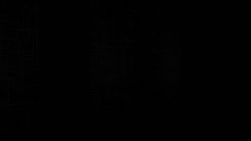 Open the door, with light coming in, 3d rendering 4k video