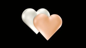 Colorful heart symbols float together in harmony, showcasing love and friendship in a vibrant way - Powered by Shutterstock - Get 15% off with code: PIKWIZARD15