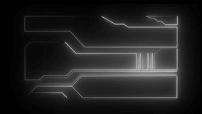 Digital neon HUD futuristic background. Future technology interface data sci-fi display screen. Digital hud graphic for information call box bars, Technology HUD template. Frame HUD element - Powered by Shutterstock - Get 15% off with code: PIKWIZARD15