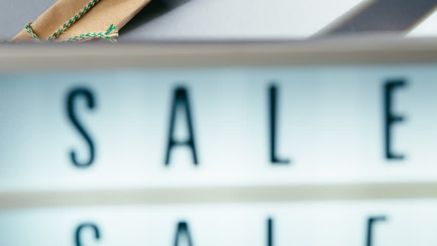 Sale written about discounts among Christmas gifts made during Black Friday