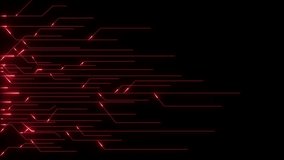 Abstract red glowing lines moving across a dark background , Abstract red glowing lines and digital data transfer, Futuristic technology network and cyber communication concept. - Powered by Shutterstock - Get 15% off with code: PIKWIZARD15