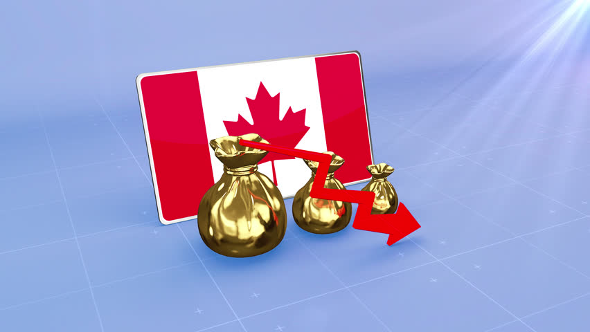 Canada Reserves Decline with Red Arrow Economic Crisis Data Graph Infographic - Powered by Shutterstock - Get 15% off with code: PIKWIZARD15