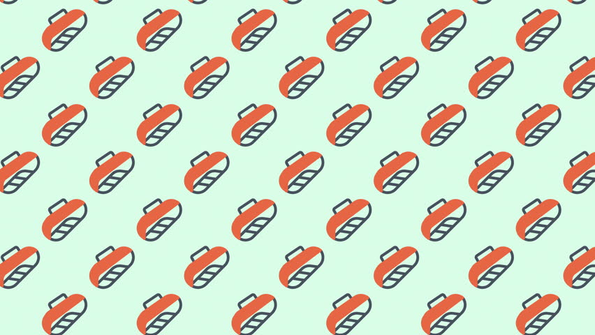 A vibrant seamless pattern featuring suitcases, perfect for travel-themed designs and backgrounds. Ideal for tourism and vacation projects.