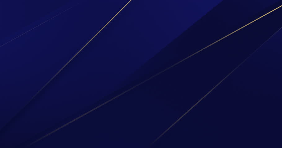 4k Elegant Seamless Loop Dark Blue Video Background with Smooth Golden Lines, Luxury Abstract Motion, Elegance Masculine Style, Perfect for Business, Holiday, or Modern Celebration Projects. Luxury 3d