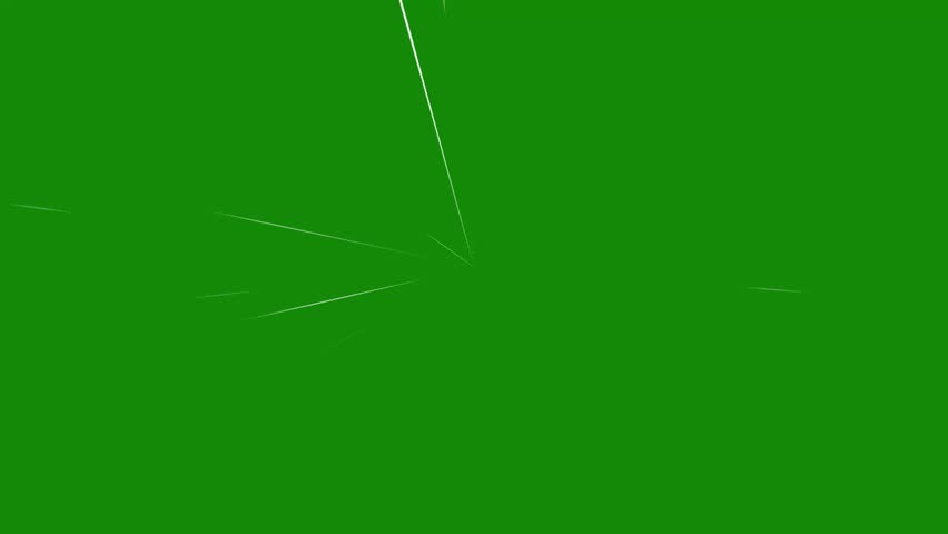 Cartoon Fast Motion Speed Lines on green Background, Anime Burst Zoom Lines, Comic Action High Velocity Animation, Manga Style Dynamic Line Motion Loop - Powered by Shutterstock - Get 15% off with code: PIKWIZARD15