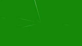 Cartoon Fast Motion Speed Lines on green Background, Anime Burst Zoom Lines, Comic Action High Velocity Animation, Manga Style Dynamic Line Motion Loop - Powered by Shutterstock - Get 15% off with code: PIKWIZARD15