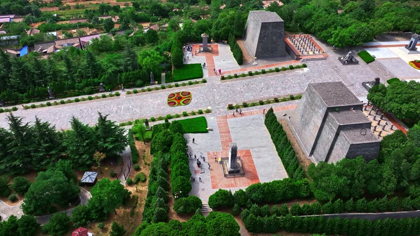 Chinese  ancient architecture,It is located along the Weihe River in Xianyang City, Shaanxi Province.