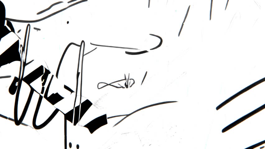 Minimal abstract psychedelic art background with white negative space fluid black strokes subtle neon dots and experimental grunge textures