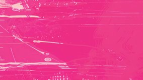 Vibrant abstract grunge background with neon pink and red paint textures white splatter strokes smeared color fields and expressive mixed media brushwork in energetic artistic motion - Powered by Shutterstock - Get 15% off with code: PIKWIZARD15