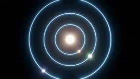 Sci-Fi Transition: Planet Orbit to Geometric Quantum Tunnel Transformation Loop. - Powered by Shutterstock - Get 15% off with code: PIKWIZARD15