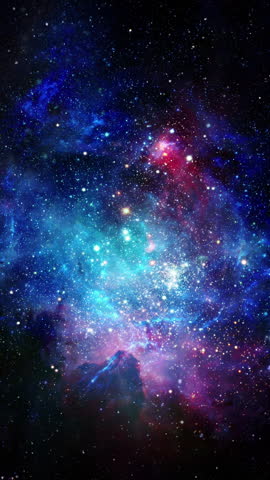 Cosmic Starfield - Space Flight | Seamless Vertical Background Loop