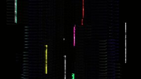 Looped animation of glitch noise and static distortion on black background. Useful as a digital effect, background or transition. - Powered by Shutterstock - Get 15% off with code: PIKWIZARD15