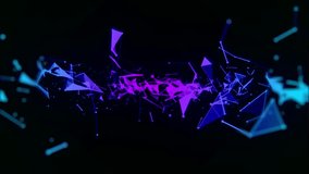 Abstract digital network connection with neon lights and particles in a dark background, representing technology and data flow. - Powered by Shutterstock - Get 15% off with code: PIKWIZARD15