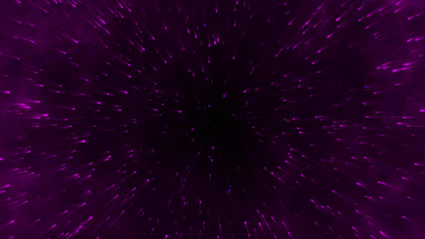 Embark on a mesmerizing journey through an abstract purple space tunnel, a cosmic voyage through the depths of the universe.