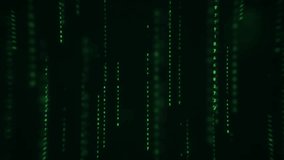 Binary code black and nft background with digits moving on screen, Concept of digital age. Algorithm binary, hud interface, data code, decryption - Powered by Shutterstock - Get 15% off with code: PIKWIZARD15