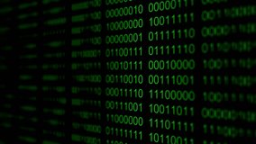 computer screen with addded glitch and distortion effects Matrix green binary code streaming Background animation abstract green trail box square - Powered by Shutterstock - Get 15% off with code: PIKWIZARD15