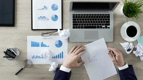 top view of business people working together in the meeting room office, teamwork background charts and graphs banner, double exposure successful - Powered by Shutterstock - Get 15% off with code: PIKWIZARD15