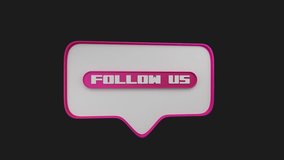 Transparent Pink Follow Us Banner Rotation - Powered by Shutterstock - Get 15% off with code: PIKWIZARD15