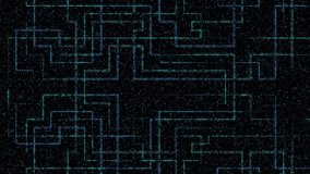 Abstract led flashing lights panel backdrop set, digital cross network background of glowing light circuit dots, seamless loop video animation. Bulb, lamps, wall of lights motion graphics. - Powered by Shutterstock - Get 15% off with code: PIKWIZARD15