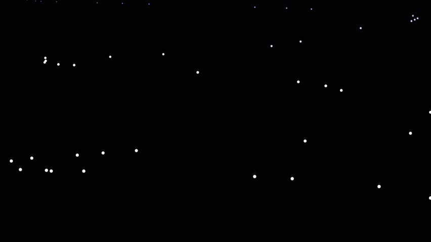 Field of Flickering Data Points. A Minimalist Looping Visualization of a Sparse Digital Network.