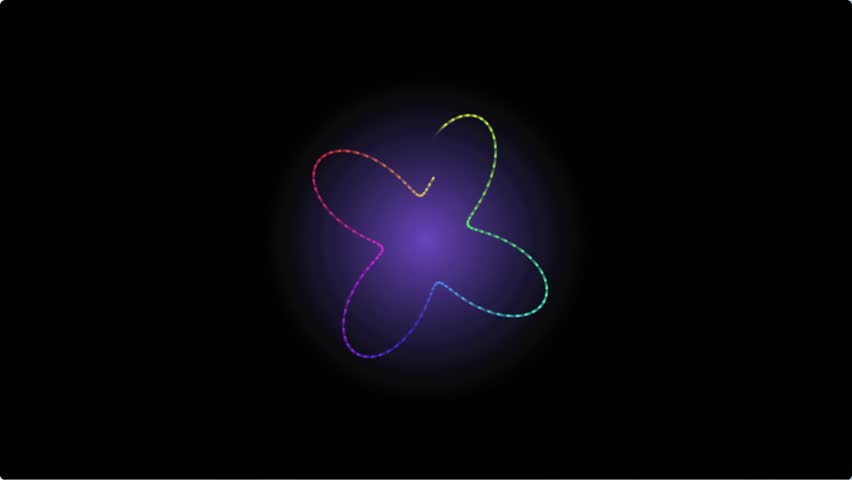 Neon, Clover, Psychedelic, Dark, Loop