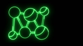 Digital Data Connection Structure in Futuristic Green Lines 4K Loop Animation. - Powered by Shutterstock - Get 15% off with code: PIKWIZARD15