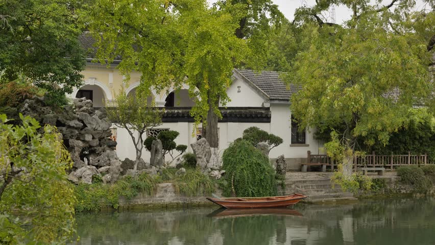 the scenery and landscape inside the Presidential Palace in Nanjing